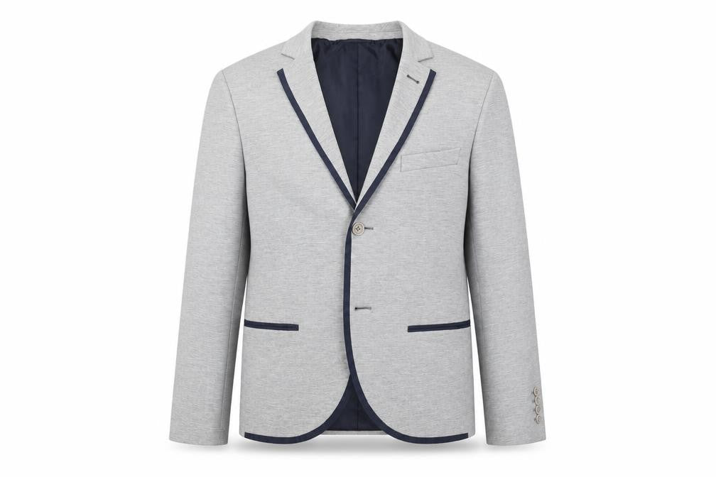 Topman Unisex Adults Grey Blazer Jacket Size L 40in Chest Single-Breasted