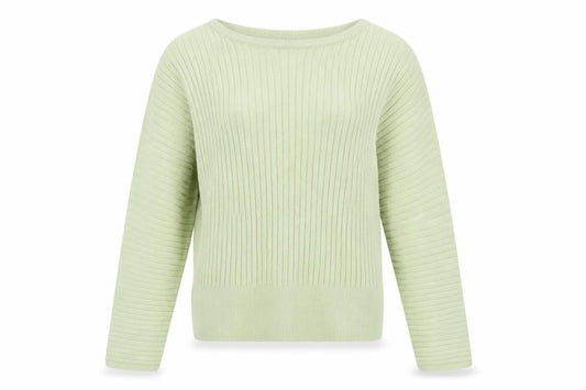 Principles Women Green Size 16 Ribbed Pullover Jumper