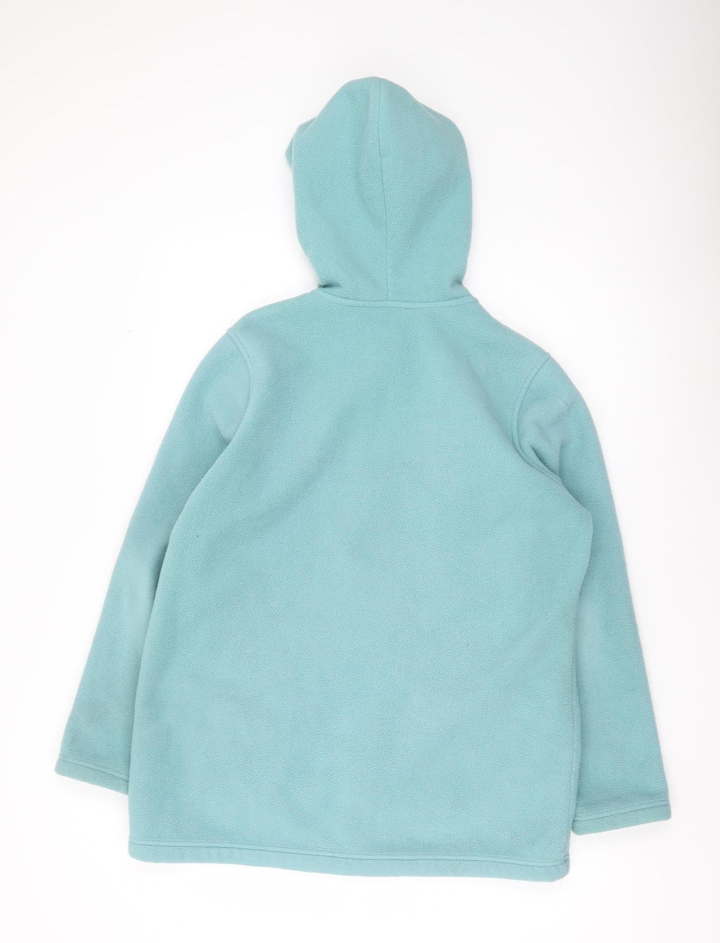 Marks and Spencer Women’s Blue Fleece Toggle Hooded Coat UK 12