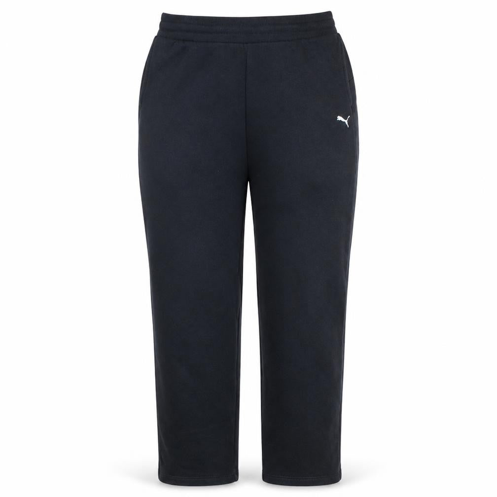 Puma Womens Black M Sweatpants Fleece Regular Fit Trousers