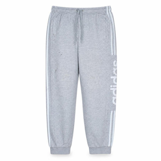 Adidas Men’s Grey Sweatpants Joggers M Logo Tapered Casual