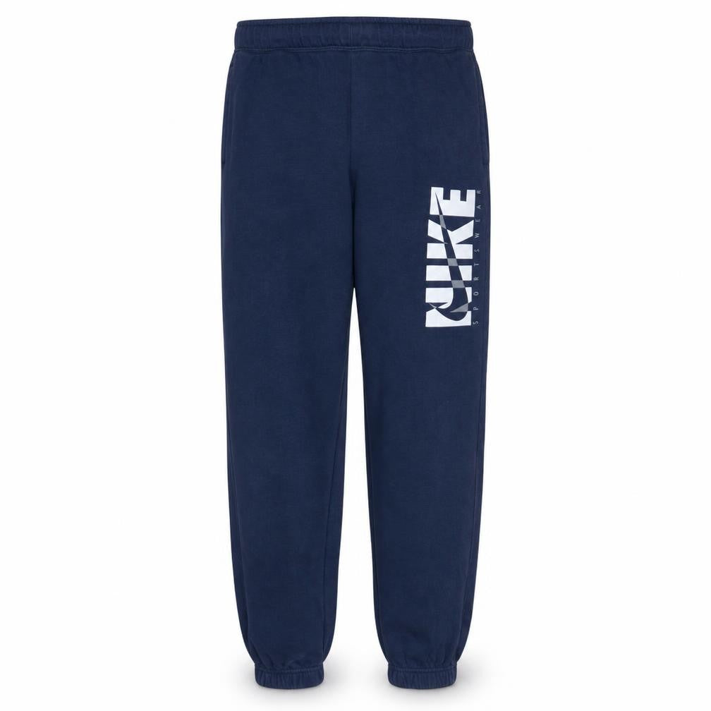 Nike Mens Blue Small Sweatpants Tapered Fit Cotton Blend