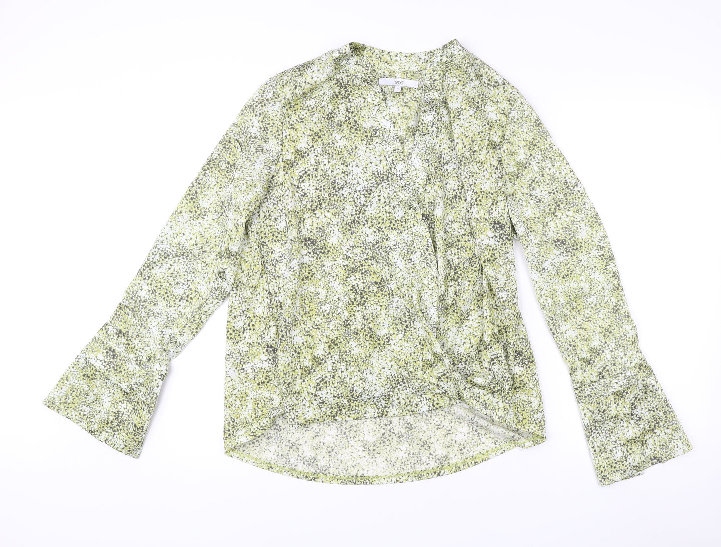 Next Womens Multicoloured Blouse UK 12 Long Sleeve Tunic Top
