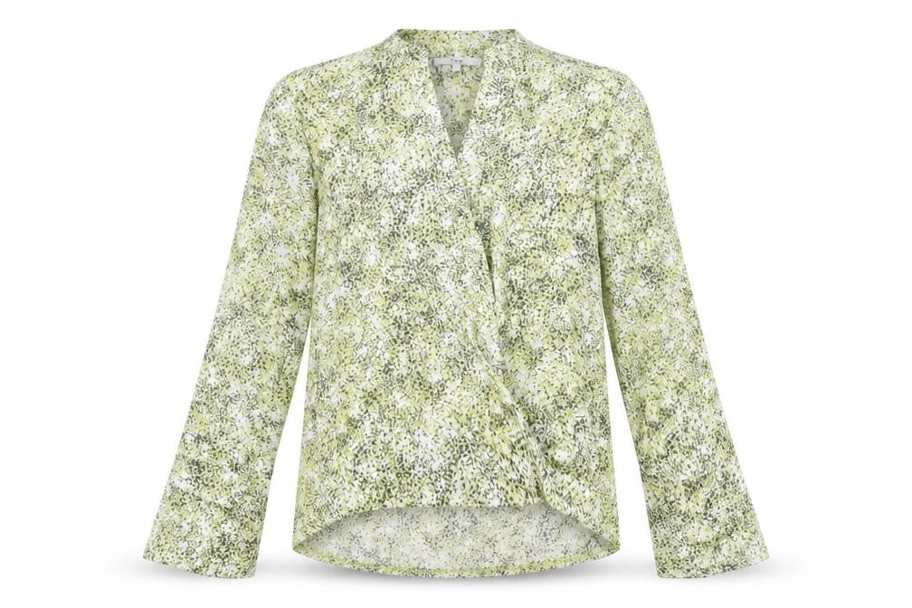 Next Womens Multicoloured Blouse UK 12 Long Sleeve Tunic Top