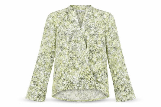 Next Womens Multicoloured Blouse UK 12 Long Sleeve Tunic Top