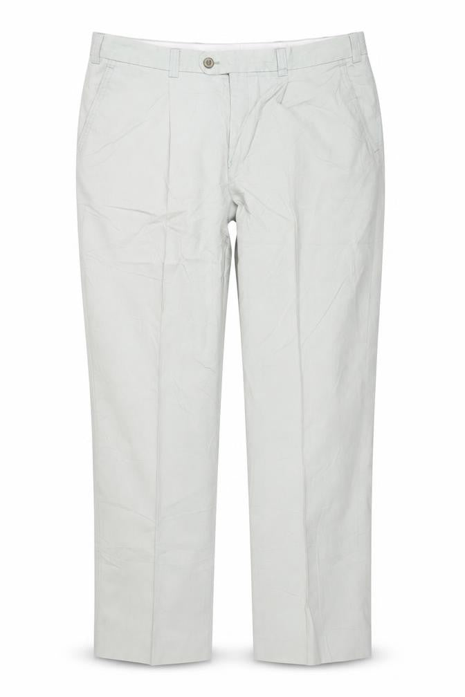 Oakman Mens Beige Chino Trousers Size 36R Cotton Blend