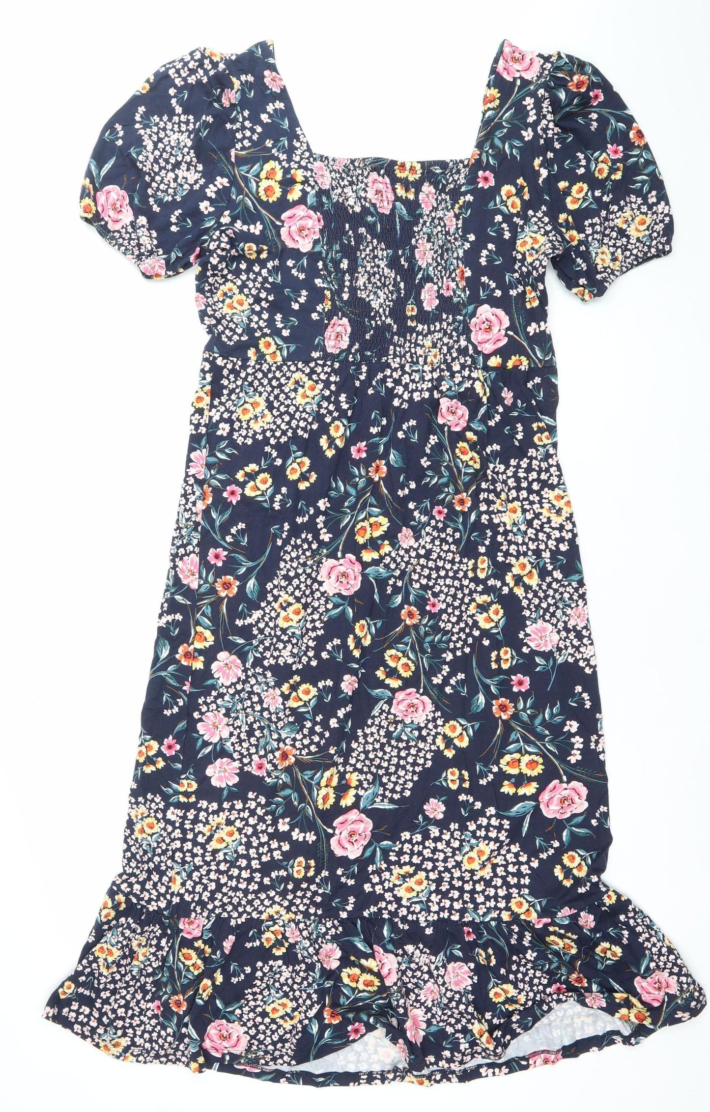 Roman Womens Multicoloured Floral Sheath Dress Size 10