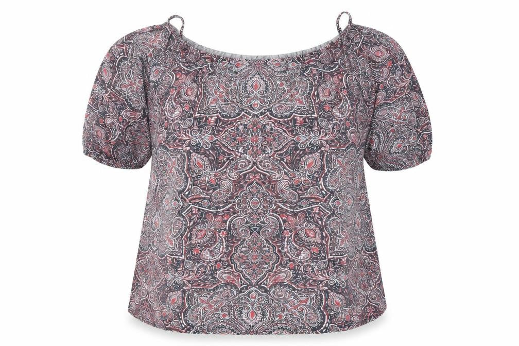 BHS Womens Multicoloured Paisley Tunic Blouse Size 18