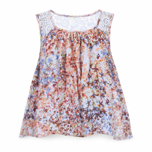 Next Women’s Multicoloured Floral Sleeveless Tunic Blouse Size 10