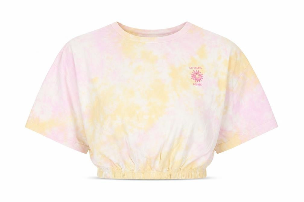 Next Women’s Multicoloured Tie-Dye Cropped T-Shirt Size S