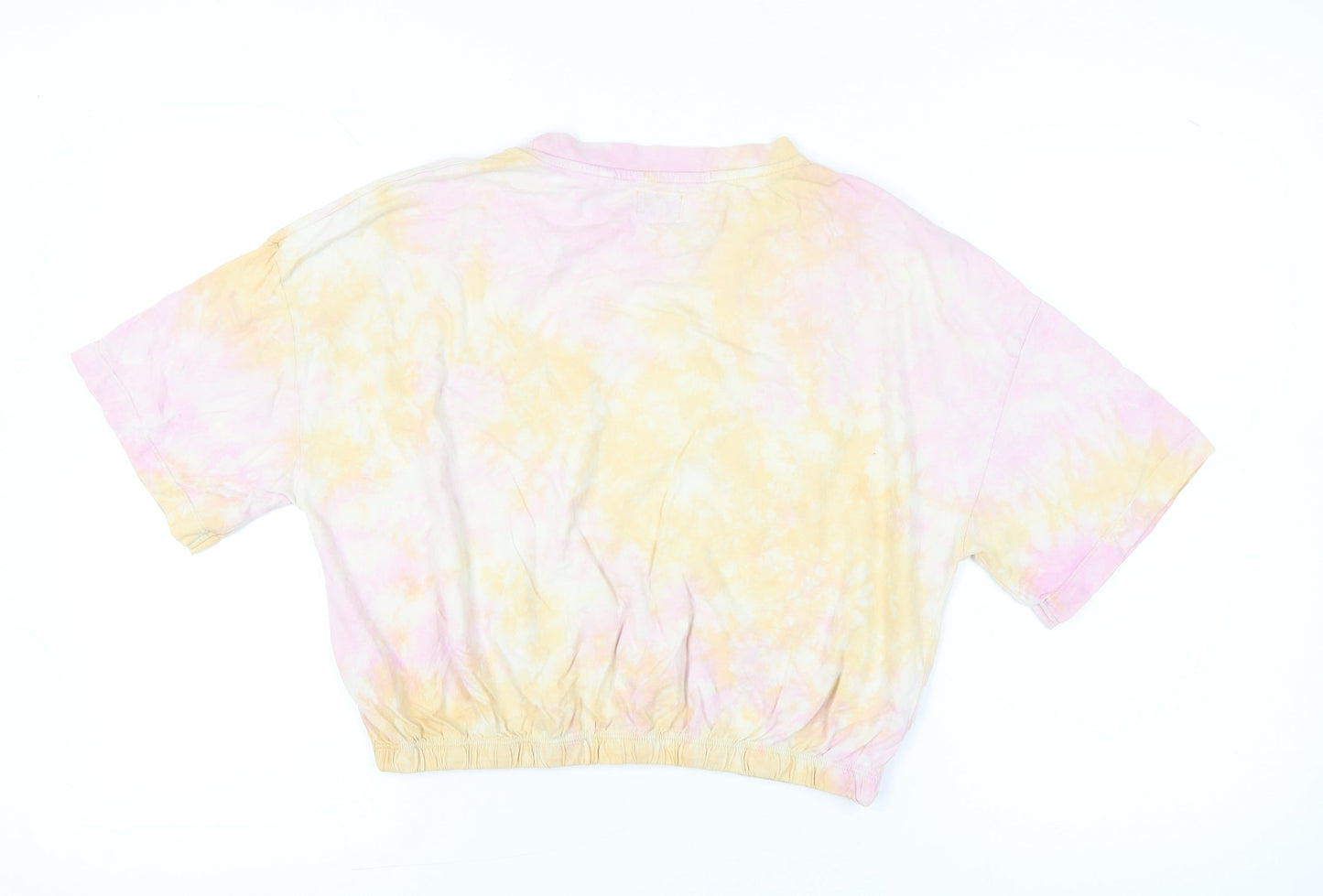 Next Women’s Multicoloured Tie-Dye Cropped T-Shirt Size S