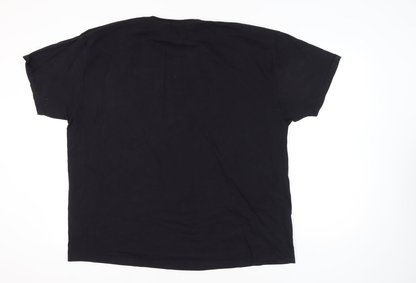 boohooMAN Men's Black XL Graphic Sports T-Shirt Crew Neck