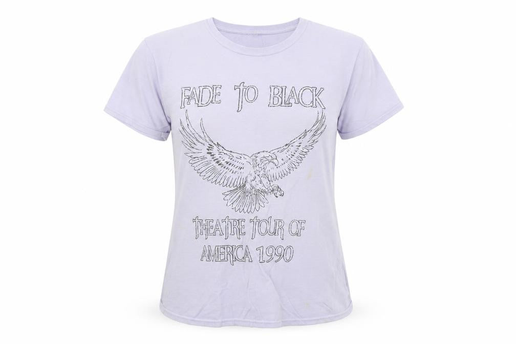 River Island Womens Vintage Purple Graphic Rock T-Shirt M
