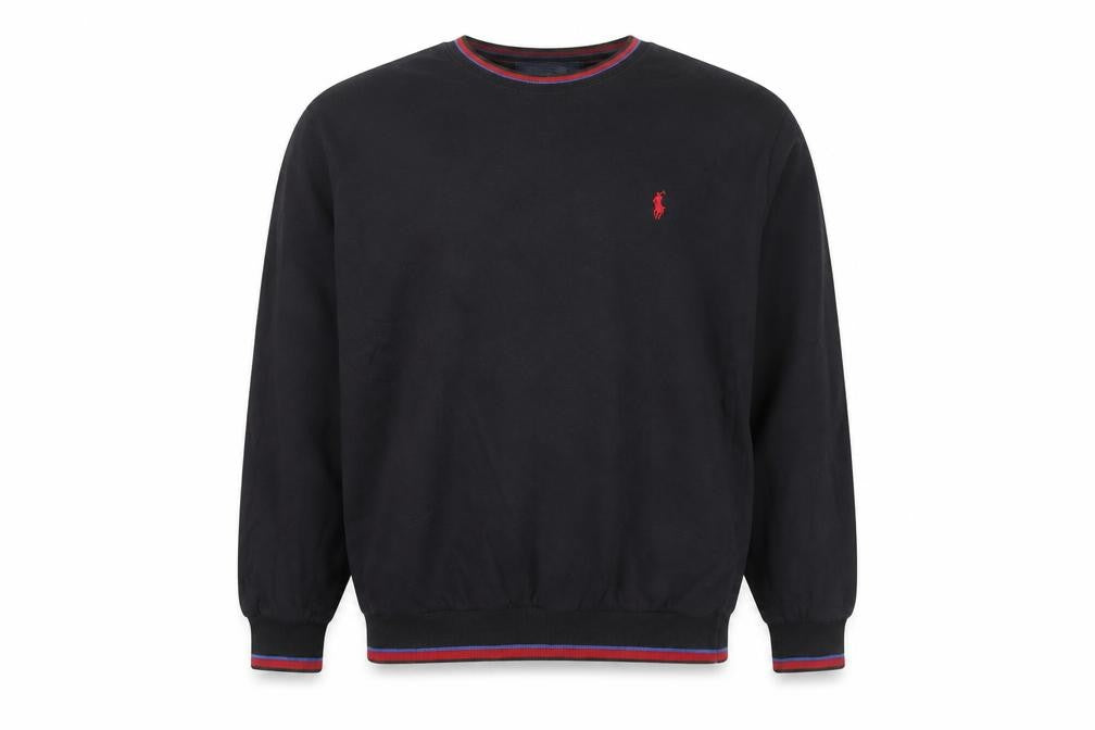 Kjunction Men’s Black Pullover Sweatshirt L Crew Neck Casual