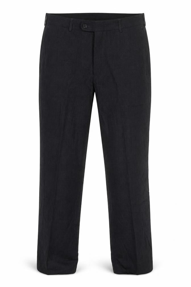 Skopes Mens Black Classic Fit Wool Blend Dress Pants Trousers 36R