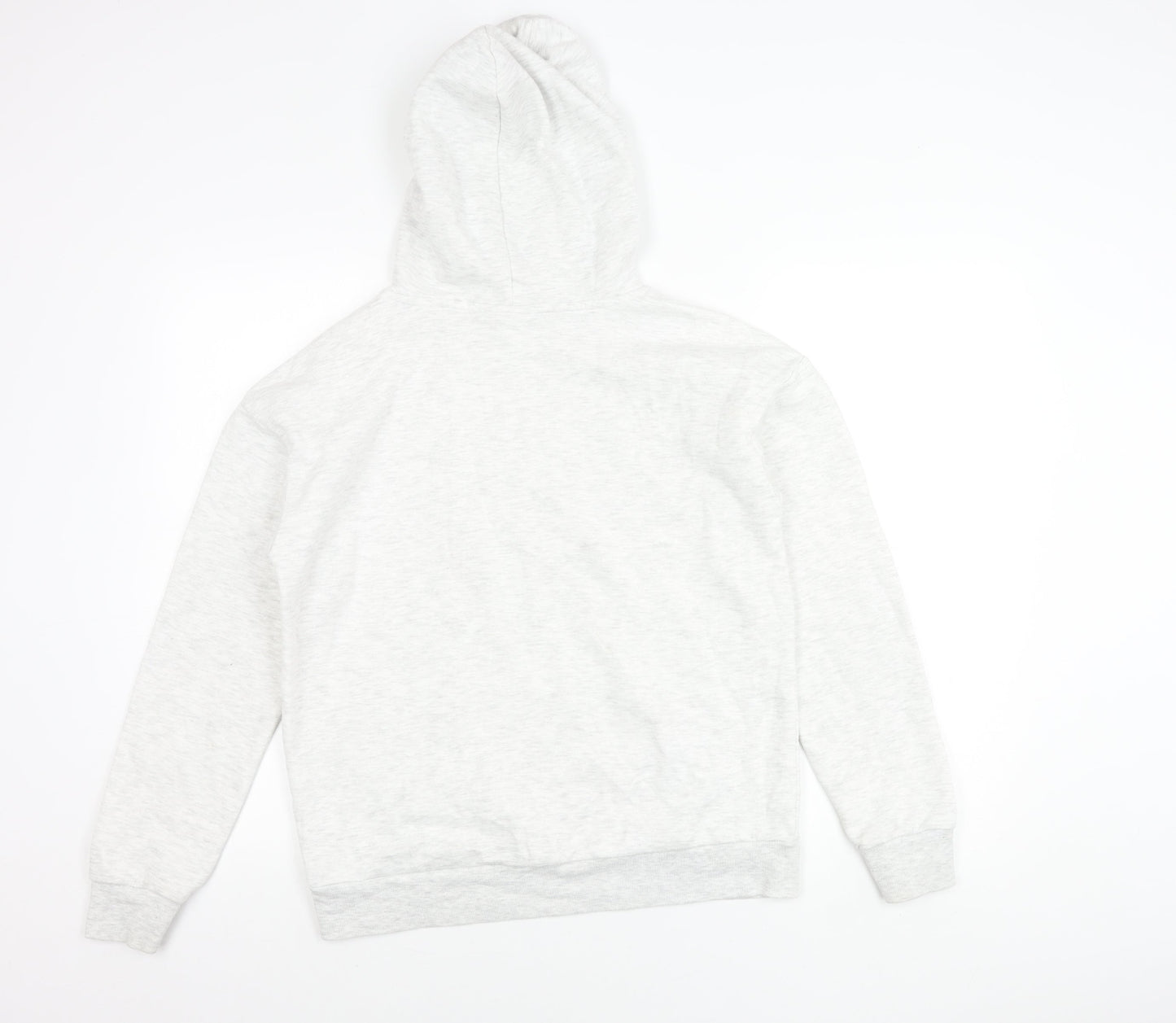 Disney Womens Grey XS Pullover Hoodie Logo Print Casual