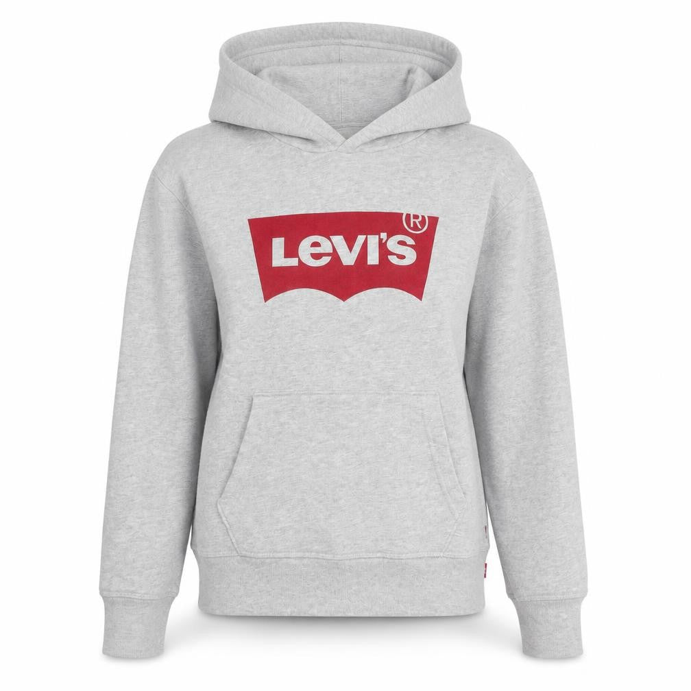 Levi's Teens Grey Pullover Hoodie 2XS Cotton Logo Sweatshirt