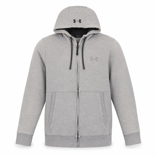 Under Armour Men's Grey Small Full Zip Hoodie Jacket