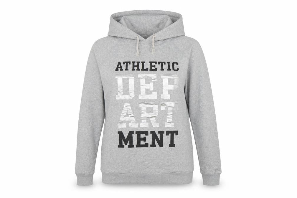 Nike Womens Grey Hoodie Size 8 Pullover Athletic Dept Long Sleeve