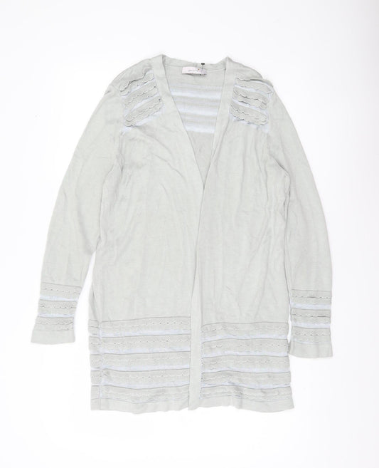 Marks and Spencer Women’s Grey Size 14 Open Knit Cardigan