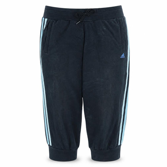 Adidas Womens Black Jogger Trousers Size 8-10 Cotton Blend