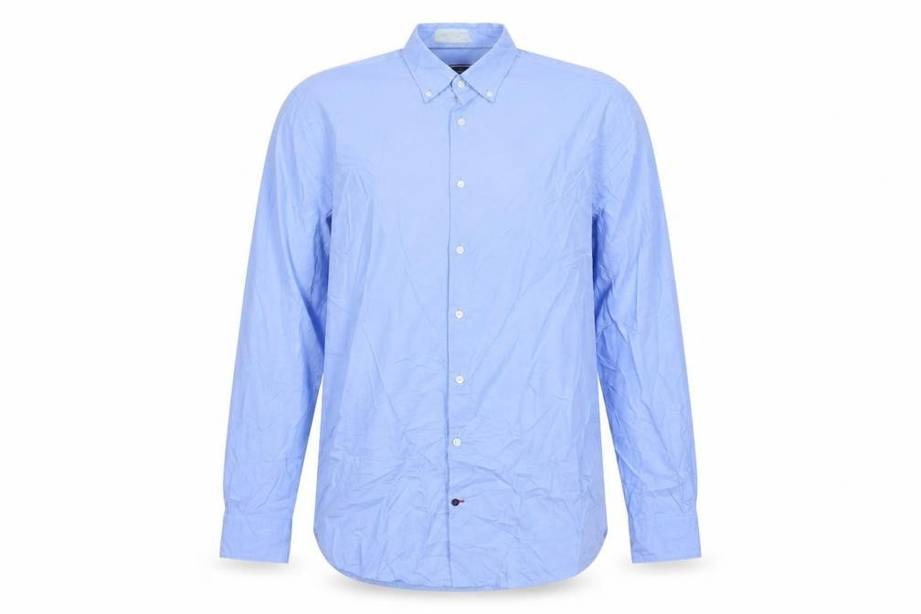 Tommy Hilfiger Men’s Blue Slim Fit Button-Down Shirt Size 16.5