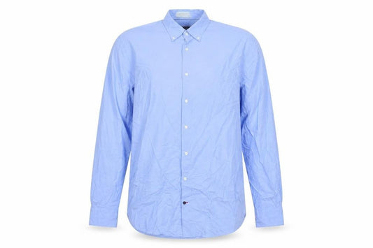 Tommy Hilfiger Men’s Blue Slim Fit Button-Down Shirt Size 16.5