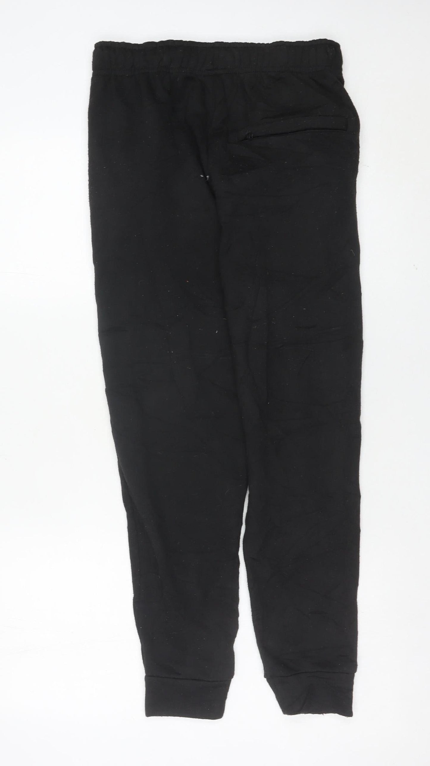 U.S. Polo Assn. Men's Black Jogger Trousers Small Regular Fit