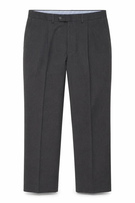 Marks & Spencer Men’s Grey Regular Fit Dress Trousers 31W 29L