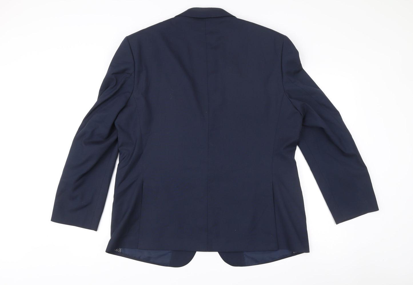 Marks and Spencer Mens Blue 44in Blazer Jacket 2XL Regular Fit