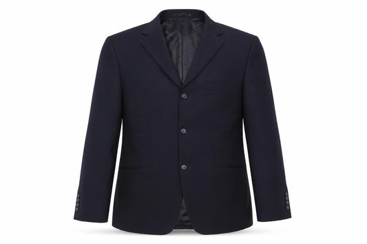 Charlton Gray Men's Blue 42 Blazer Jacket Single Breasted Wool Blend