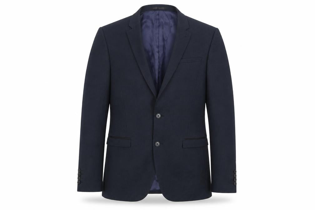 Next Men’s Blue 40L Suit Jacket Blazer Regular Fit Notch Lapel