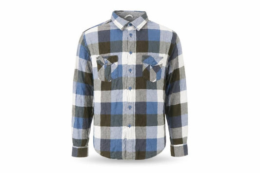 Mossimo Supply Co Men’s Blue Checked Cotton Button-Up Shirt L