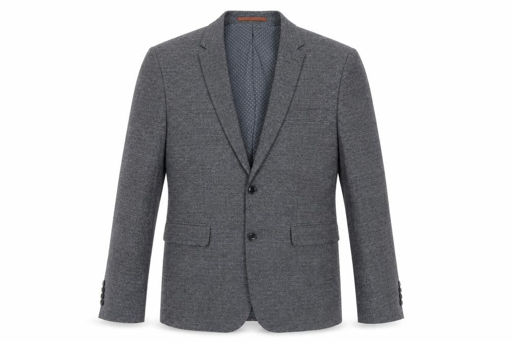 Burton Menswear Men Grey Skinny Fit 40R Blazer Jacket