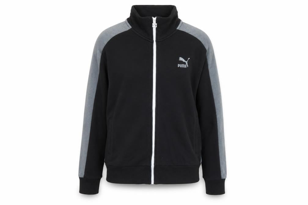 Puma Unisex Black XL Track Jacket Full Zip Fleece Sportswear