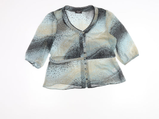 Principles Petite Women’s Multicoloured Size 16 Chiffon Blouse