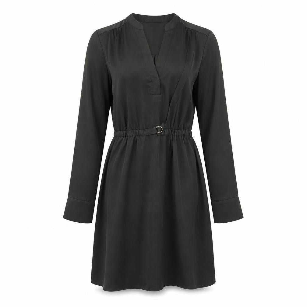 H&M Women’s Green XS Shirt Dress Long Sleeve Knee Length