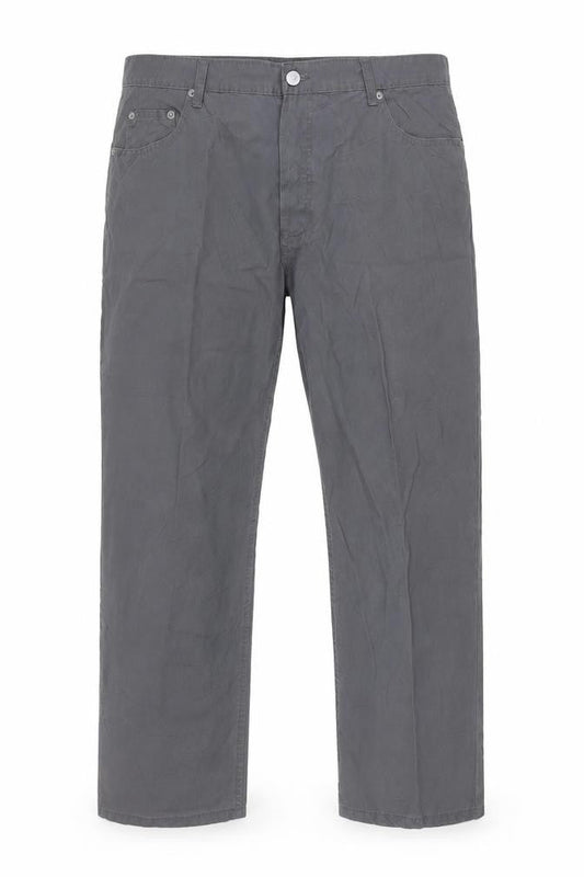 Armando Men’s Grey Cotton Chino Trousers 36W 30L Straight Fit Casual