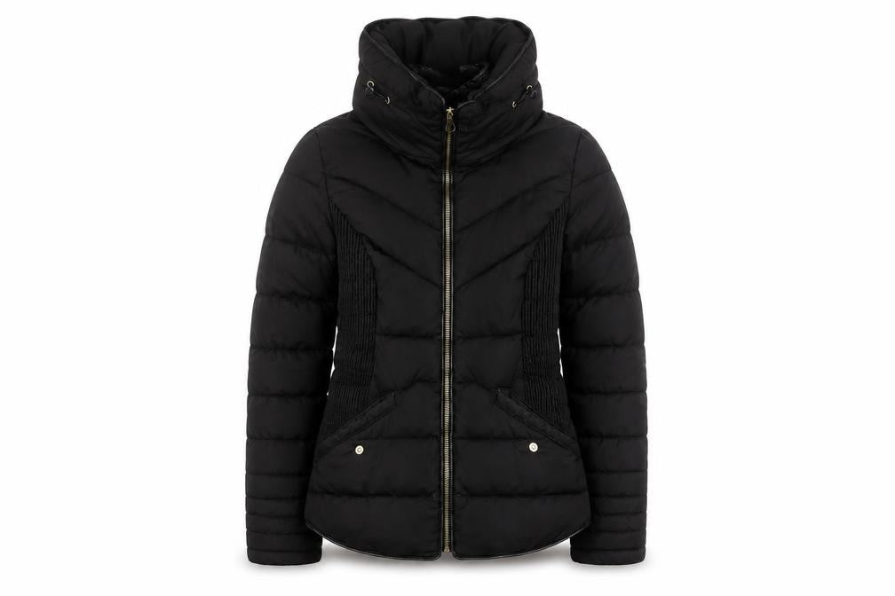 Atmosphere Womens Black Puffer Jacket Coat Size 6 UK Winter Casual