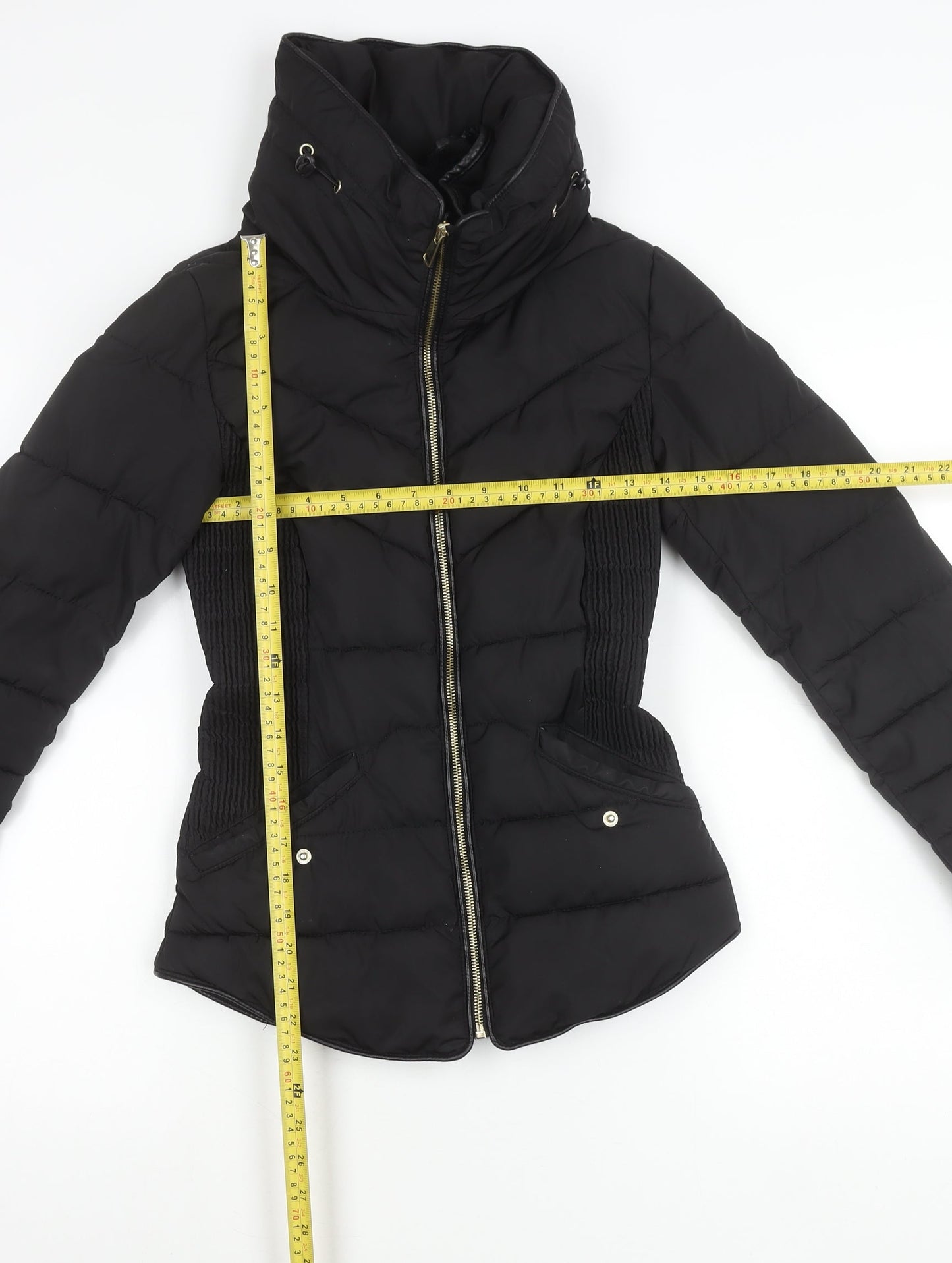 Atmosphere Womens Black Puffer Jacket Coat Size 6 UK Winter Casual