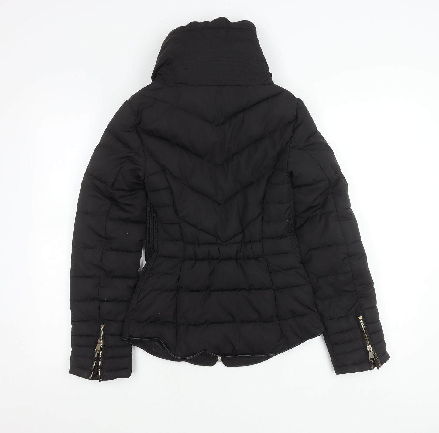 Atmosphere Womens Black Puffer Jacket Coat Size 6 UK Winter Casual