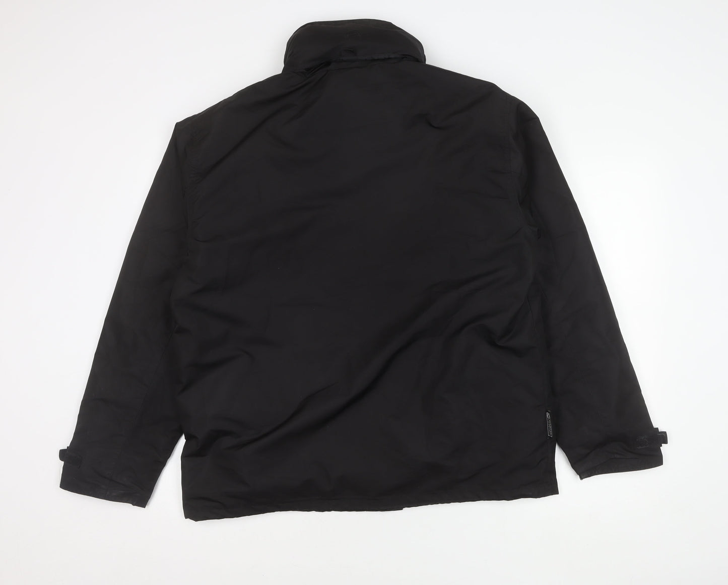 Mountain Essentials Men’s Black M Parka Jacket Hooded Polyester