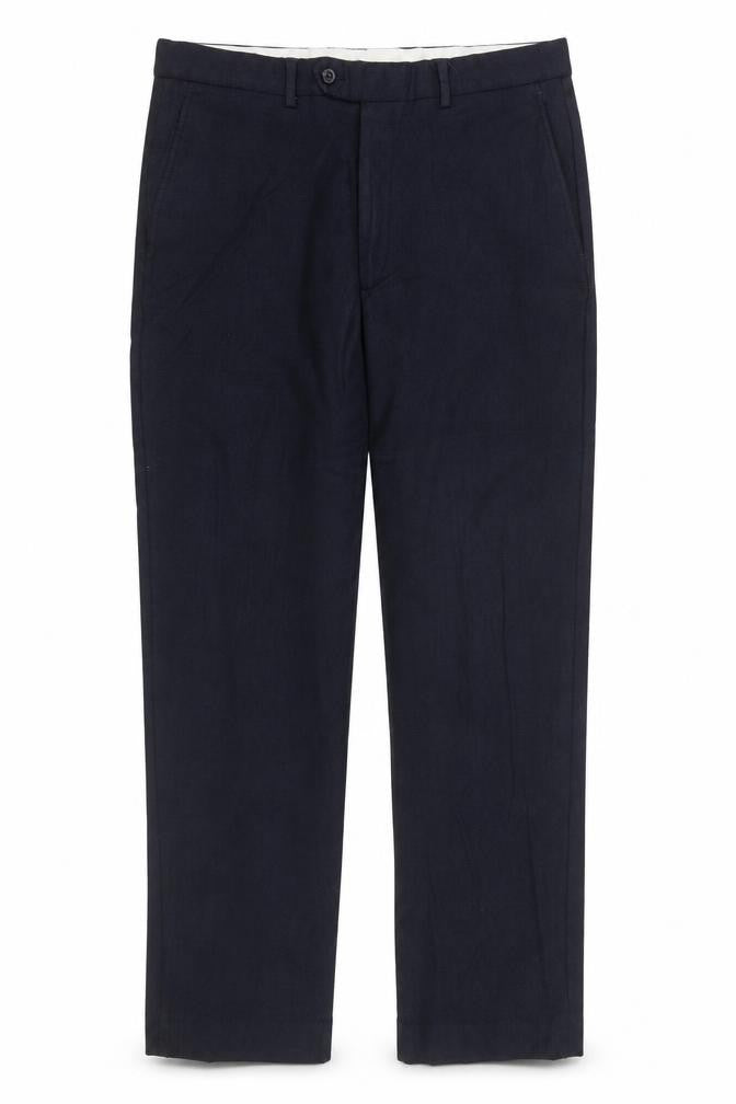John Lewis Mens Blue Wool Dress Trousers 38R Regular Fit