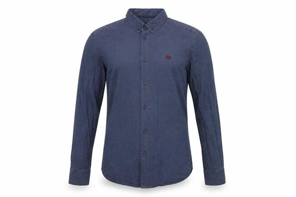 Henri Lloyd Men’s Blue Cotton Button-Up Shirt M Regular Fit