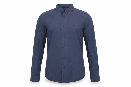 Henri Lloyd Men’s Blue Cotton Button-Up Shirt M Regular Fit