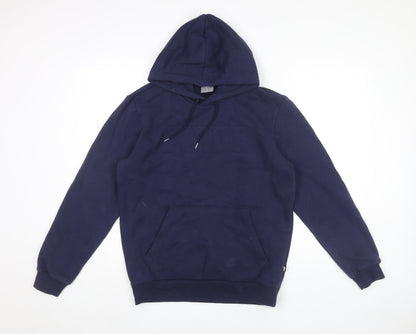 Additional front view of Puma Men’s Blue Pullover Hoodie Small Logo Hooded Sweatshirt