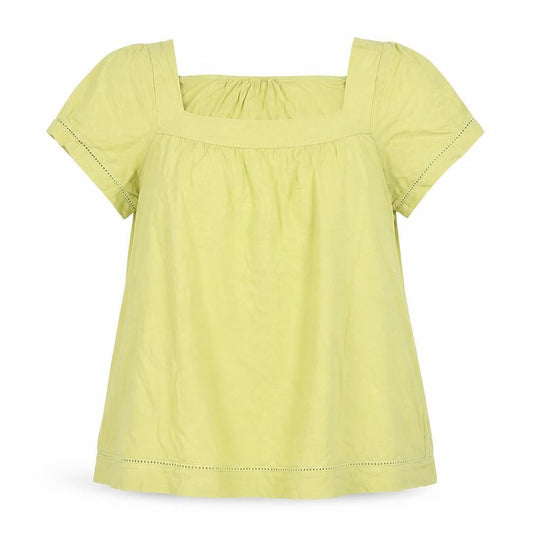 Marks and Spencer Women Green Cotton Tunic Blouse UK 16