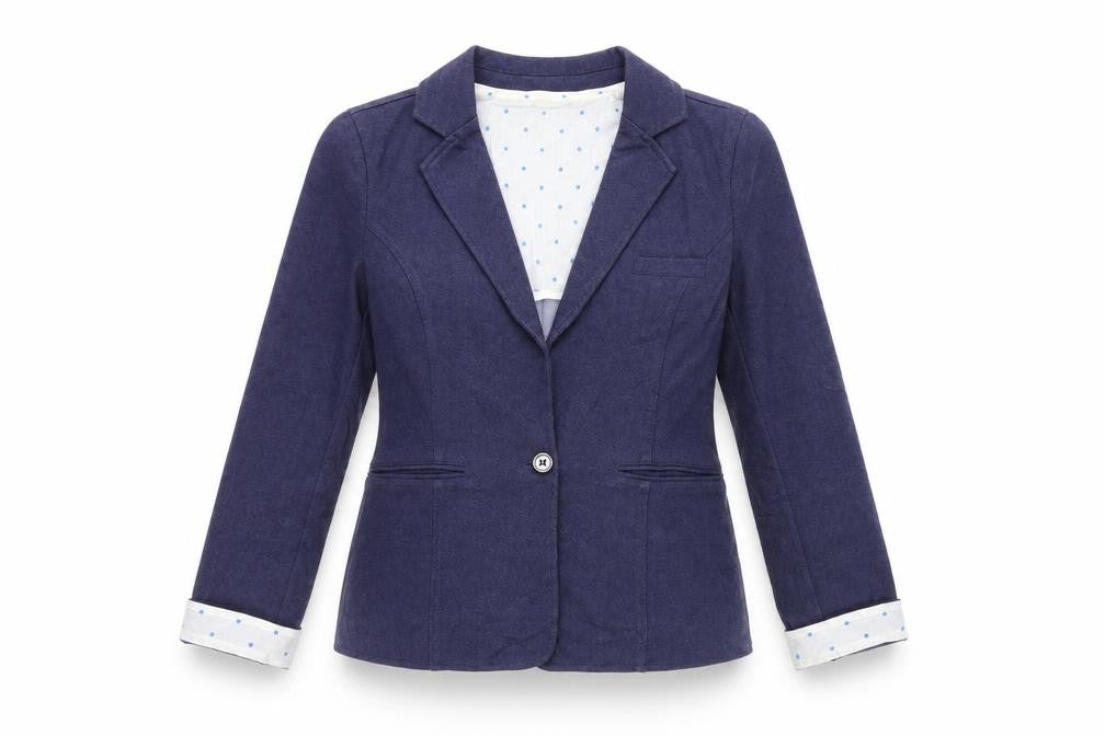 Dickins & Jones Women’s Blue Blazer Jacket Size 10 Single Breasted