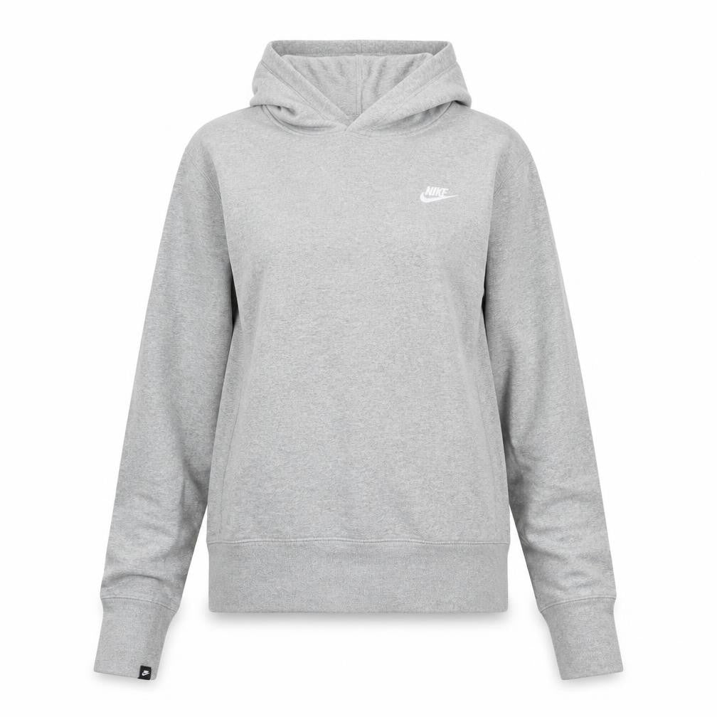 Nike Womens Grey Hoodie Size 8 Cotton Pullover Sportswear