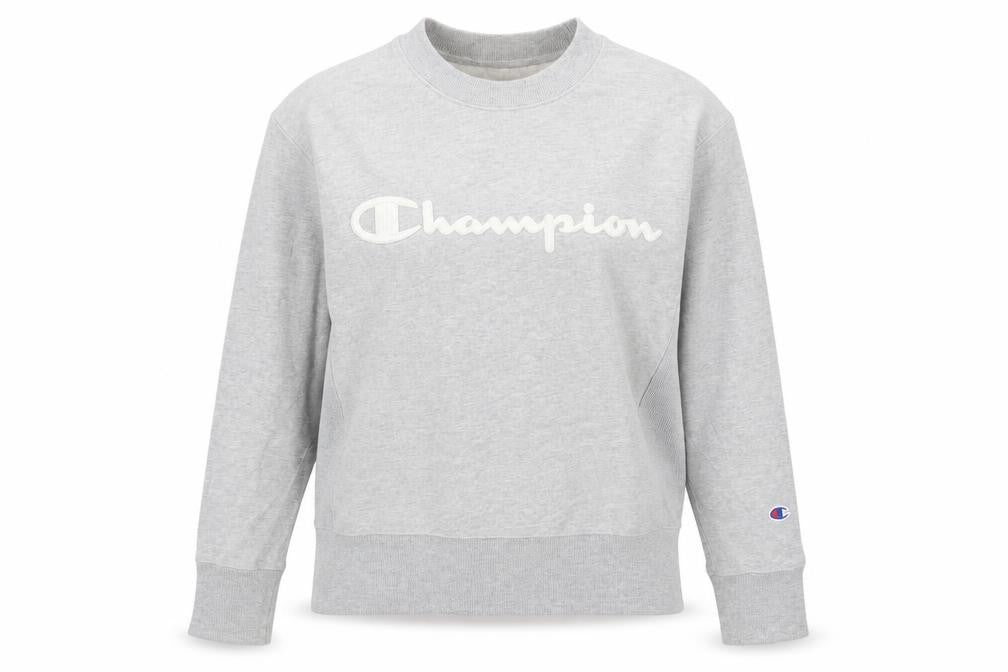 Champion Unisex Grey Medium Reverse Weave Pullover Sweatshirt